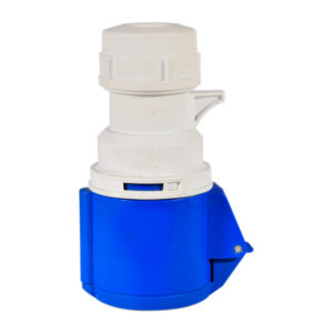 TOMA INDUSTRIAL 32AMP 3POLOS+TIERRA AEREA AZUL 220V POLIAMIDA 6 AZUL VCP