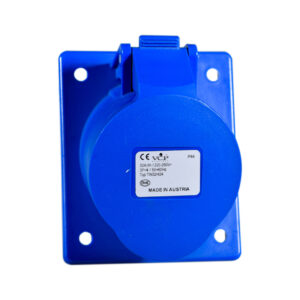 TOMA INDUSTRIAL 32AMP 3POLOS+TIERRA INCRUSTAR AZUL 220V POLIAMIDA 6 AZUL VCP