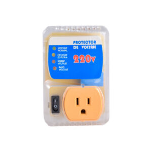 RWELL - PROTECTOR DE VOLTAJE EQUIPOS ELECTRICOS TRABAJO PESADO V010-220V 220V PLASTICO TRASPARENTE